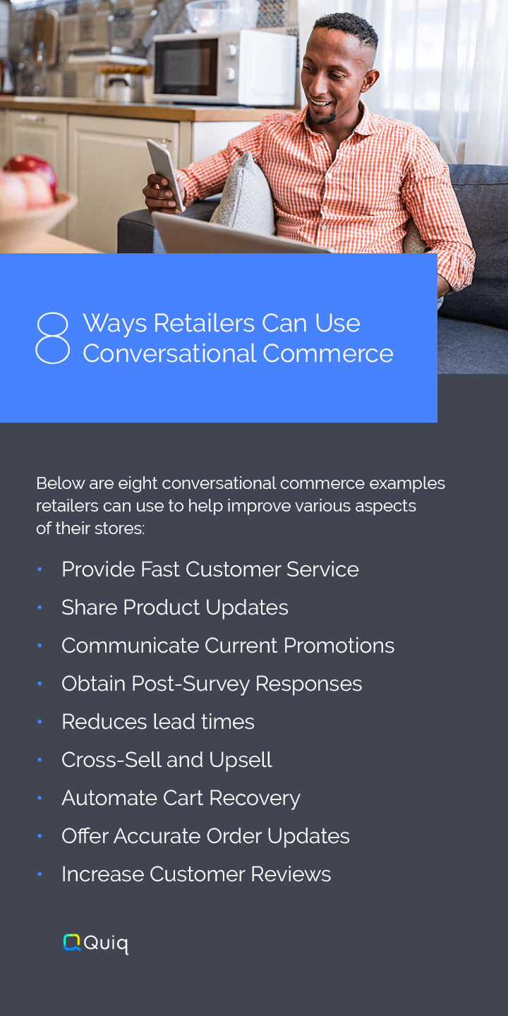 Eight ways retailers can use conversational commerce