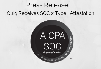 Press Release: Quiq Receives SOC 2 Type I Attestation