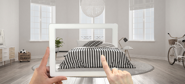 Augmented reality for buying a bed. AR Chat for retail.