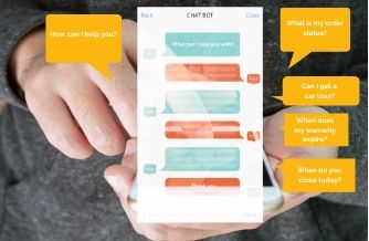 Messaging and chat bots for texting businesses