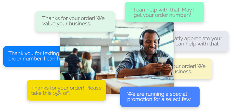 Conversational commerce for customer service