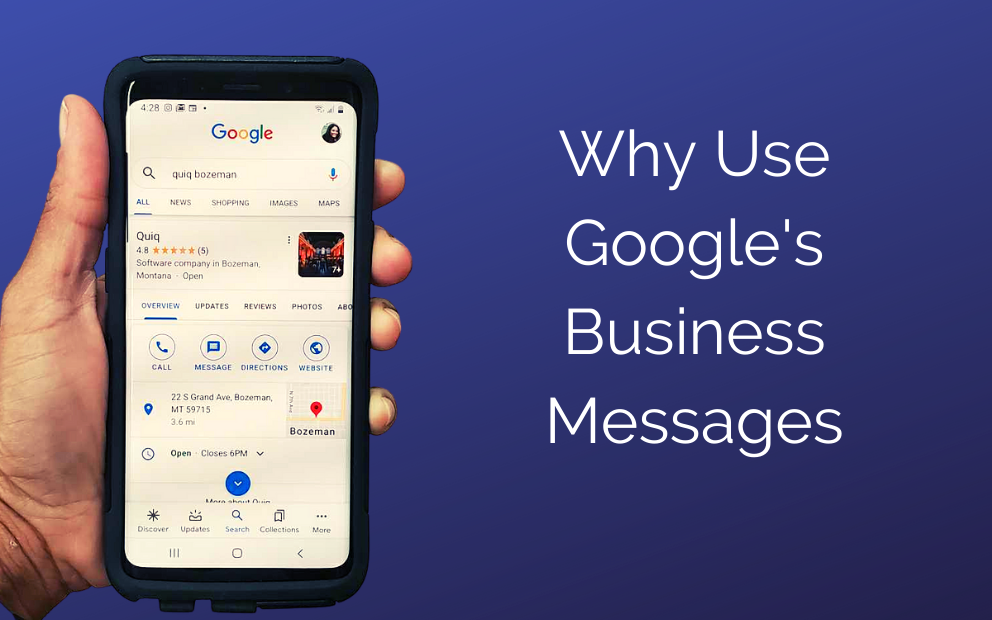 Why use Google's Business Messages?