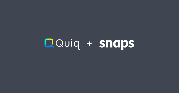 snaps partnership with Quiq