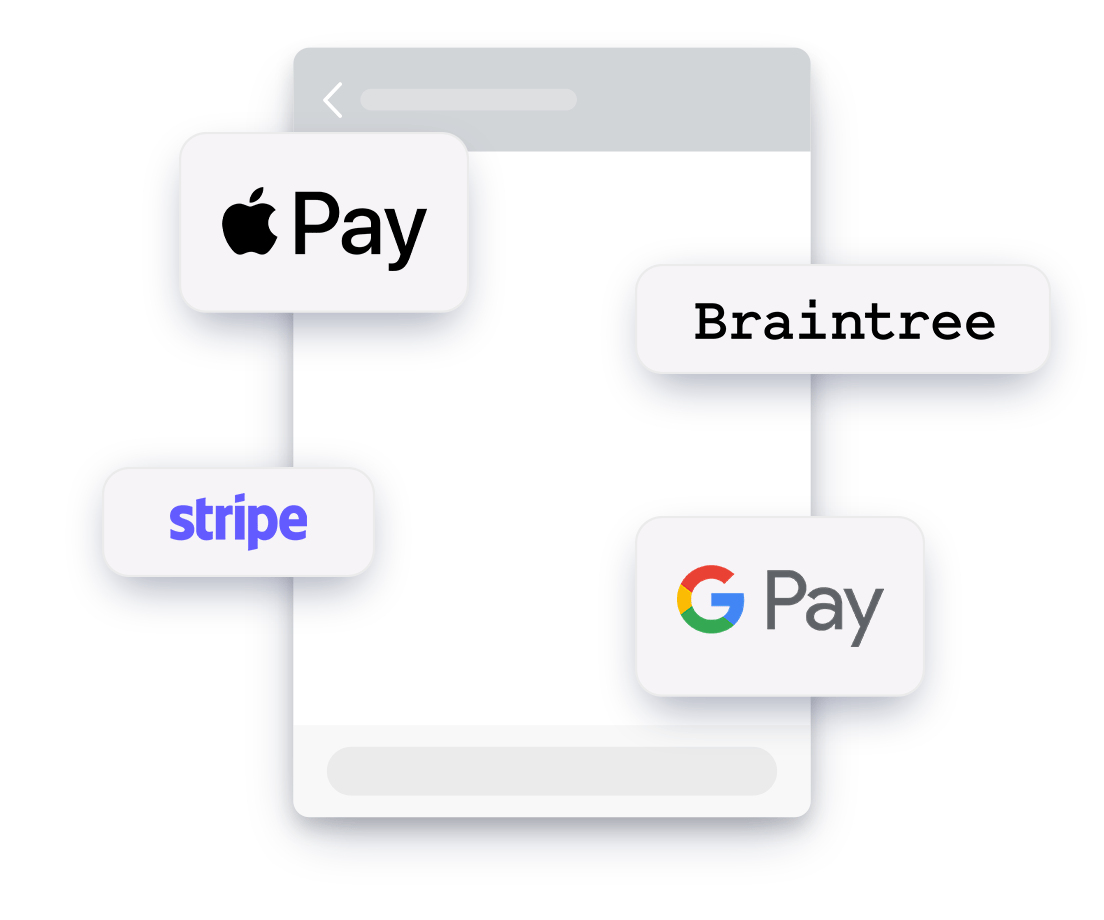 chat payments apple pay google pay facebook pay shopify payments