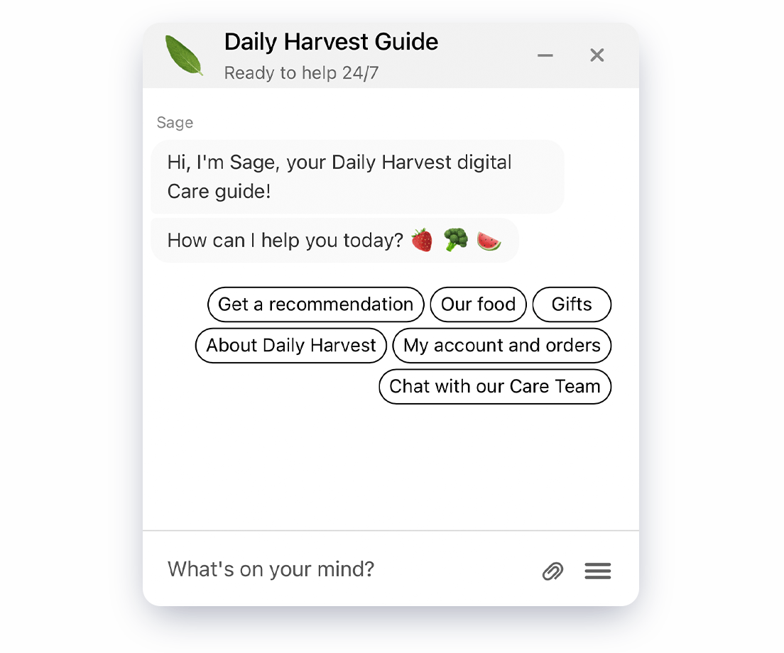 Daily Harvest Sage