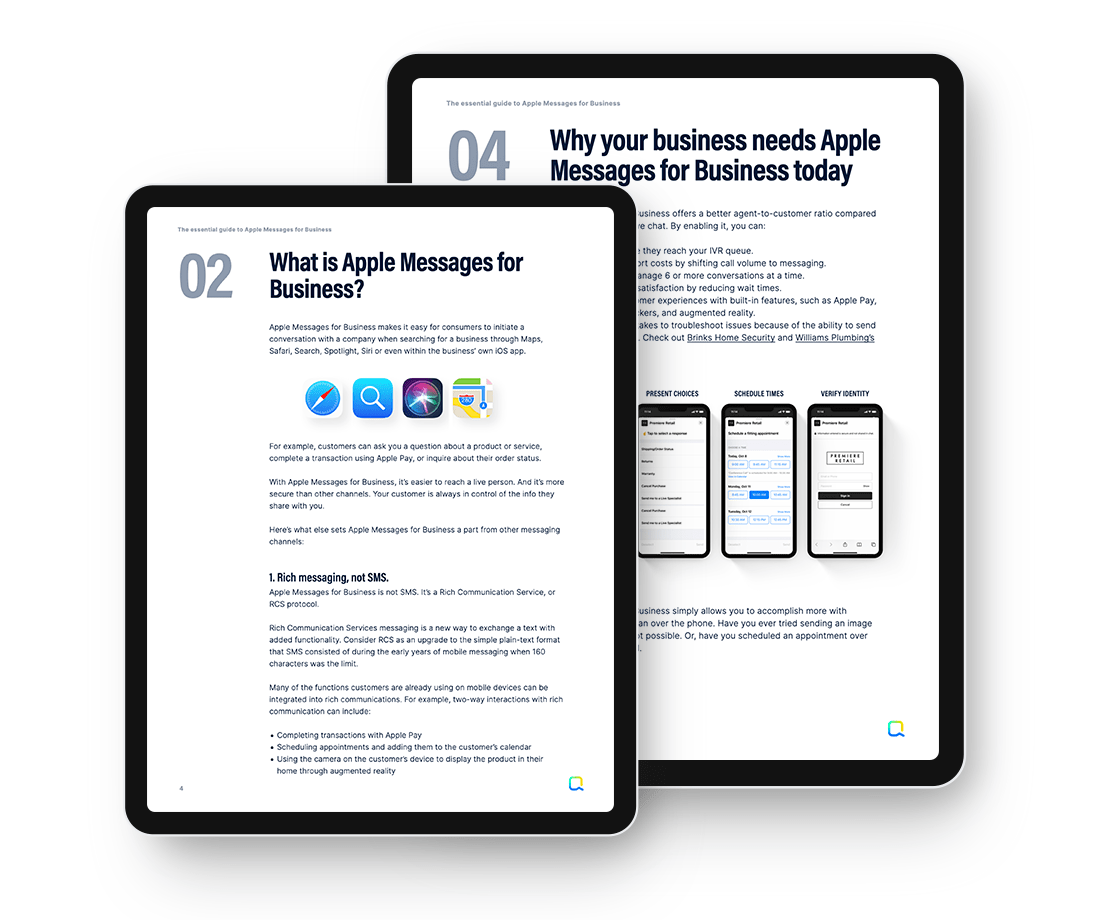Apple Messages for Business eBook