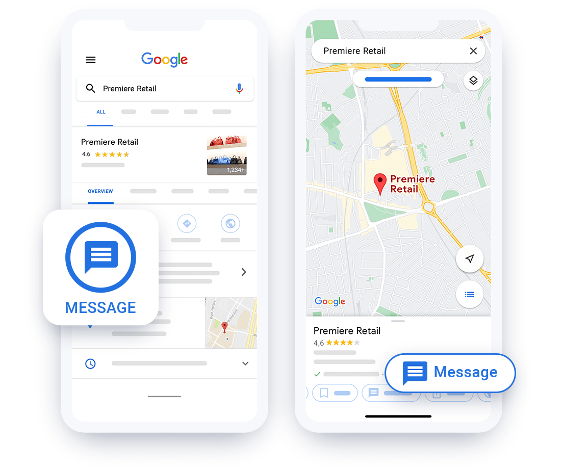 Google Business Messages - Maps Messages