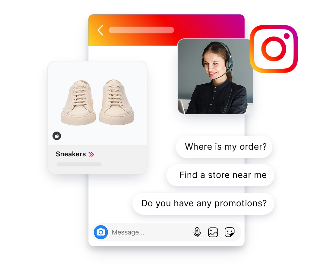Instagram for Business - Drive agent efficiency and customer loyalty