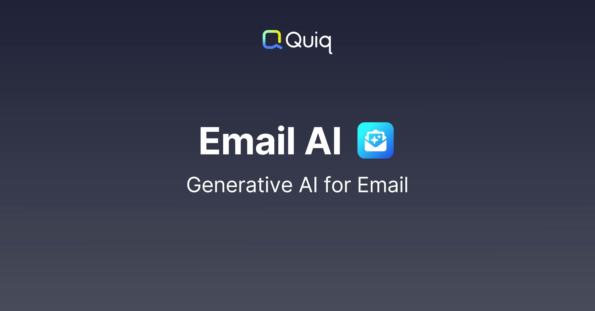 Email AI - Generative AI for Email